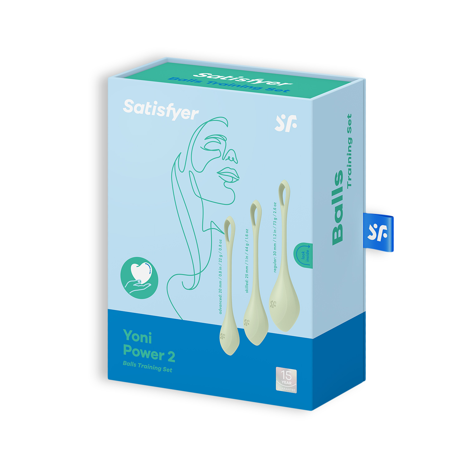 Conjunto de 3 Bolas Kegel Yoni Power 2 - Image 2