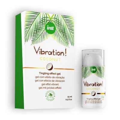 Gel com Vibração Vegan Vibration Côco Intt